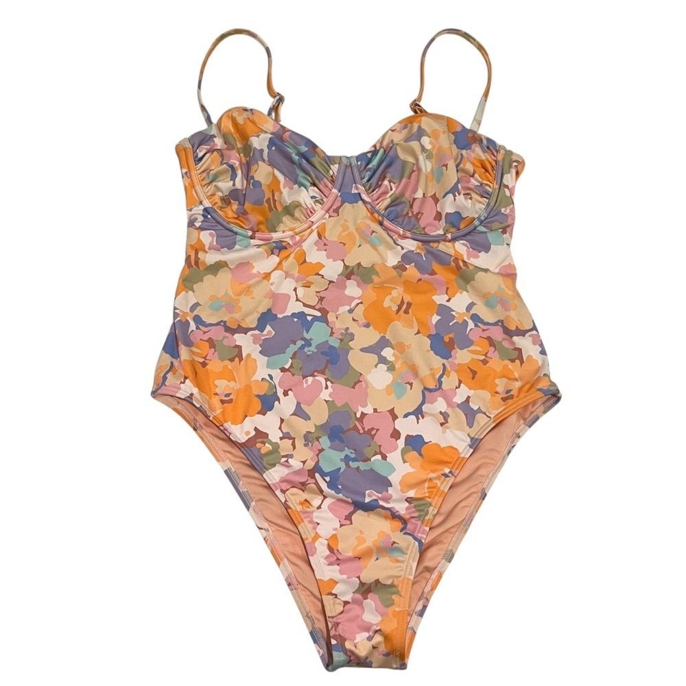 Billabong NWT Paradise Cove Floral One Piece Swimsuit — Size Large - Picture 4 of 10